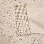 646 Main white eyelet embroidered short sleeve top tunic large 100% cotton Size XL Photo 4