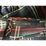 J.Crew Edie Ruffle Top in Stewart Tartan Plaid Black Red Blouse Size 8? Photo 9