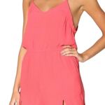 MINKPINK coral romper Sz Medium NWT Pink scallop Photo 0
