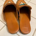 Farm Rio  | Tan Beaded Leather Mules Photo 8