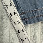 a.n.a  Bermuda Skimmer Cargo Shorts Womens 8 Drawstring Hem‎ Cotton Blue Denim Photo 4