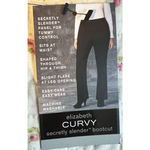 Liz Claiborne Womens Dress Pants Size 10 Career Pants Black Bootcut Pockets NWT Photo 1