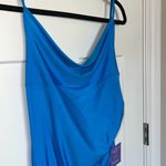 Cinderella Divine NWT Ladivine BD 7012 - Ocean Blue Drape Dress Photo 3