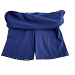 Athleta  Womens Small Tall Relay‎ Athletic Skort Navy Blue Multicolor Photo 5