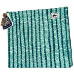 NWT Turtle Fur Aqua Blue Tie Dye Neck Warmer Fleece Lining Skiing Outdoor Photo 0