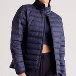 Quince  Women's S Ultralight Weight Down Packable Puffer Jacket Navy Photo 0