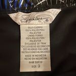 Speechless - Black Blue Formal Halter Neck Layered Tulle Knee Length Dress Size 3 Photo 5