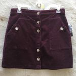 Forever 21 Purple Corduroy Skirt Photo 5