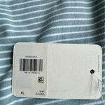 Levi's Women’s Levi’s Effortless Short Sleeve Striped Green Women's Top Size XL NWT Photo 9