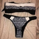 Zaful Black snakeskin bikini set Photo 0