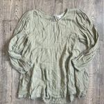 American Eagle  Olive Open Back Babydoll Top Photo 0
