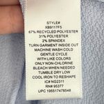 Sanctuary Social Standard Womens Light Blue Long Sleeve Smocked Collar Demure‎ Blouse M Photo 6