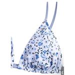 Zaful Triangle Bikini Floral String Bikini Set Two Piece Swimsuit size L A-309 Photo 4