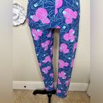 LuLaRoe NTM Disney Minnie Mouse Blue & Pink Leggings in Size One Size Like New Photo 3