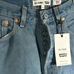 RE/DONE Levi’s Women's The 90’s Jean Relaxed High Rise Tinted Steel Blue Size 25 Photo 5