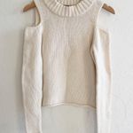 Karen Millen  Chunky Cold Shoulder Wool Sweater Photo 1