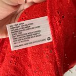 Knox Rose  Size Large Boho Cottage Lace Red‎ Sleevless Babydoll Blouse Top Photo 4