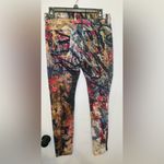 Hudson Jeans Hudson Color Last Paint Splash Nico Mid Rise Super Skinny Graffiti Jeans 26 Photo 8