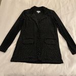 Veronica M  Velvet Black and Gold Blazer Photo 2