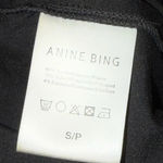 ANINE BING | Toby Short Pull On Elastic Waist Black size Small Photo 7