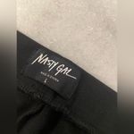 Nasty Gal Size L Black Faux Leather Knee Guard Stretch Pull On Leggings Photo 11