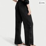 Victoria's Secret NWT!  Lux Diamante Velour Snap Wide Leg Pants size small Photo 1