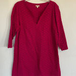 Talbots  Pink Swim Coverup Size L/XL  Photo 0