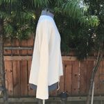 Joie  Larken V-Neck Lace Up Pullover Sweater Photo 2