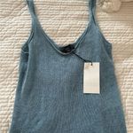 ZARA  Teal Knit Tank Top Photo 1