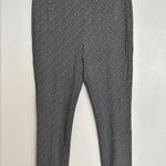 Chacos Chicos 1.5 Pull On Pants Herringbone Black White Stretchy Ankle Photo 0