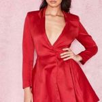 House Of CB Red Blazer Dress Photo 0