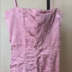 House Of CB  S D-DD plus cu Ophelle Pink Jacquard Lace Up Bodycon Midi Dress NWOT Photo 7