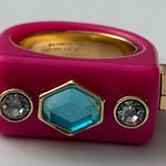 Kurt Geiger NWOT   Pink and Blue Earrings Photo 0