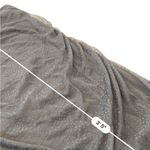 Anthropologie By  Sheer Ruched Shimmer Dress Gray NEW Size XL Cocktail NYE party Photo 8