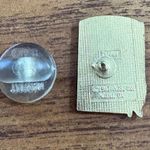 Vintage 1987 AB&S Unicorn Enamel Pin Badge Retro Striped Lapel 80s Gold Photo 3