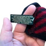 Lauren Ralph Lauren Lambswool Red Black Chevron Beanie Hat CP‎ Photo 3