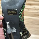 Cape Robbin  Black Mesh Floral Embroidered Open Toed Booties Women’s 9 Photo 5