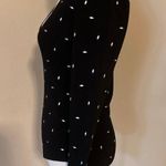 ZARA Women's Bodysuit V Neck Silver Stud Black Size M Photo 10