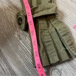 Mossman Panama linen blend pants army green belted hem sz 4 Photo 1