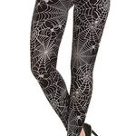 No Boundaries Womens  Cobweb Halloween Leggings  XS Photo 0