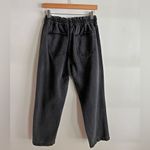 JustFab  High Rise Paperbag Waist Jeans Black Tapered Mom Fit Size 31 Photo 6