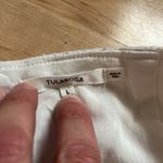 Tularosa  Hannah Ruffle Mini Skirt 100% Cotton Revolve size L Photo 4