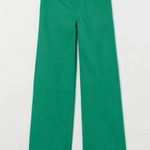 Divided Green High Waisted Wide Leg Pants Photo 1
