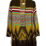 Hot & Delicious Long Sleeve Cardigan with Fringe Photo 0