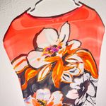 CHAUS NEW YORK floral sheer top in size Medium: Photo 1