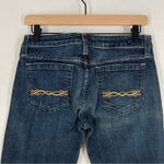 Immortality Stretch Dark Wash Denim Low Rise Bootcut Jeans Size 29 Blue Photo 6