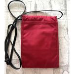 LL Bean Red Secure Travel Crossbody Lightweight Zipper Utility Bag Pouch Photo 1