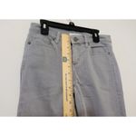 Loft Ann Taylor Women's Modern Skinny Crop Jeans Grey Raw Hem 24/00 Photo 8