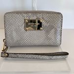 Michael Kors Snake Embossed Zip Around Wallet Wristlet Photo 0