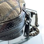 Simply Vera, Vera Wang Vera Wang Faux Snakeskin Black Tufted Quilted Purse, Crossbody Bag, Purse Strap Photo 2